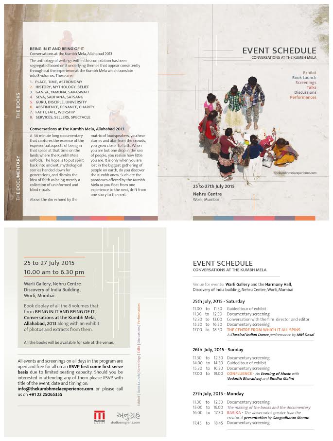 Event schedule-The Kumbh Mela Experience copy
